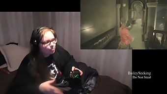 Strip Show During Resident Evil 2 Play Session