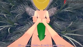 Tinker Bell And Another Fairy Have Sex, Watched By Peter Pank In Short Video